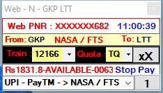 nasa tatkal software