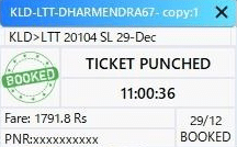 Punch Tatkal Software