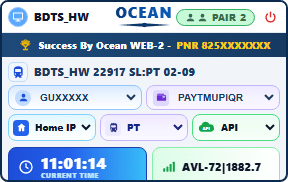 Ocean Tatkal Software